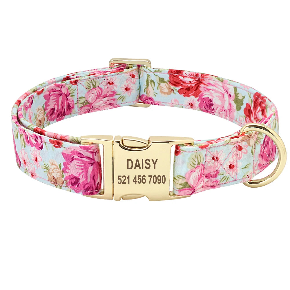 Personalised Nylon Dog Collar
