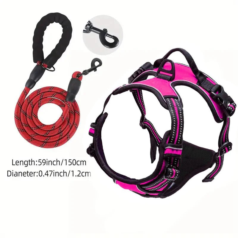 Ultimate Front-Clip Dog Harness with Leash