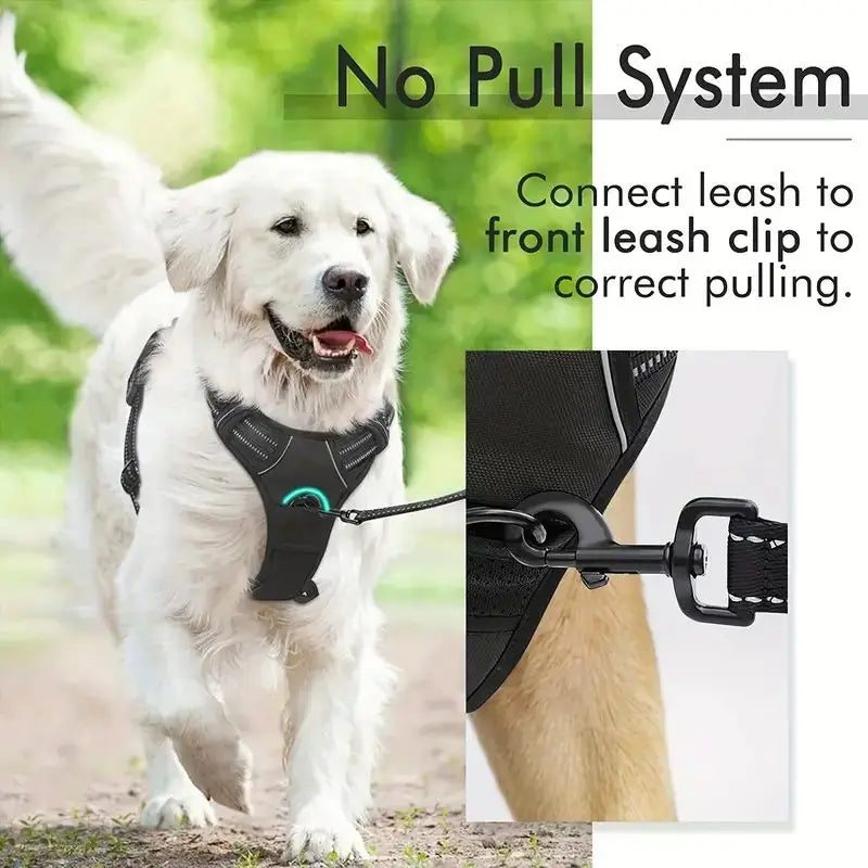Ultimate Front-Clip Dog Harness with Leash