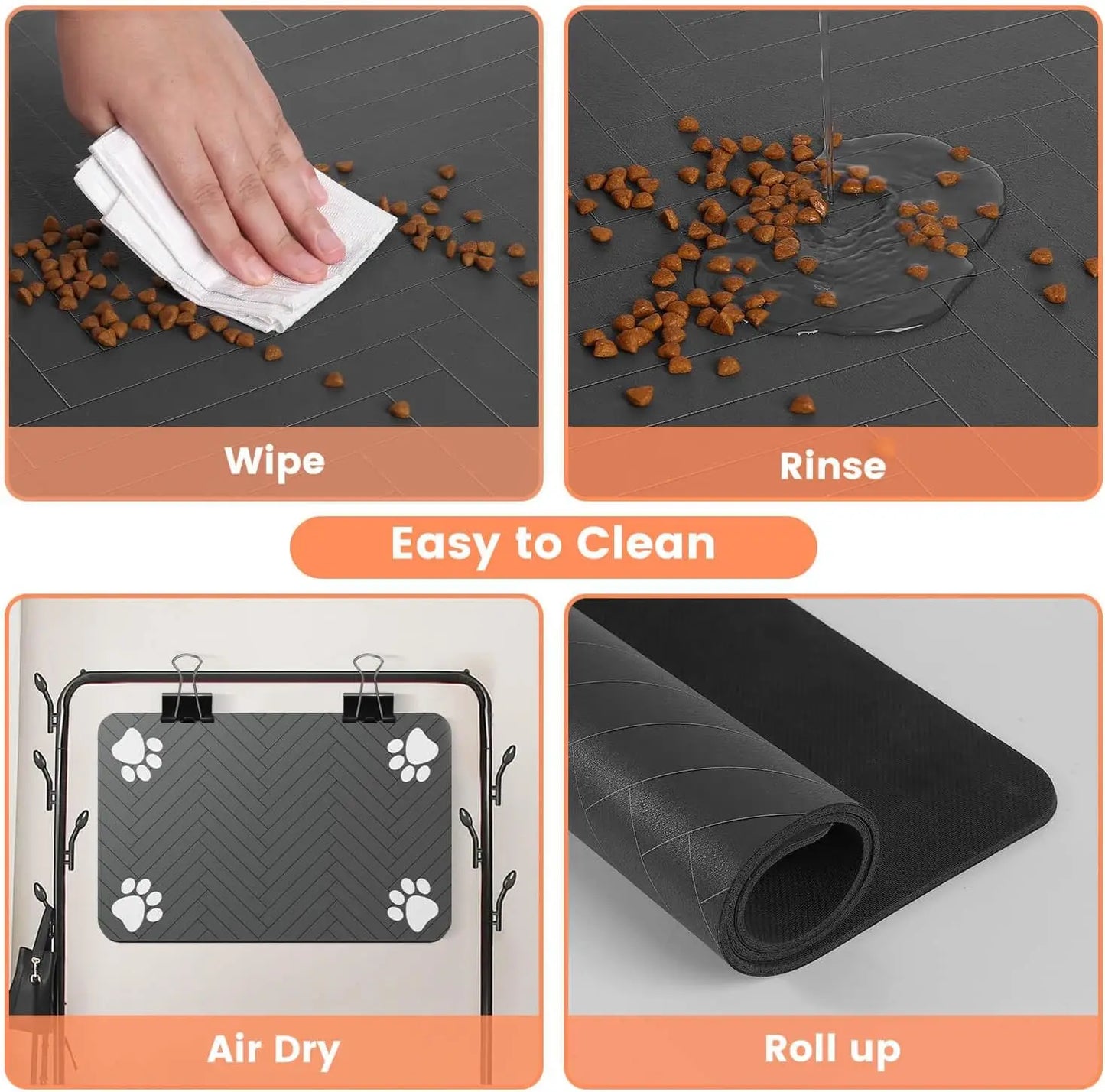 Pet Feeding Mat-Absorbent & Waterproof