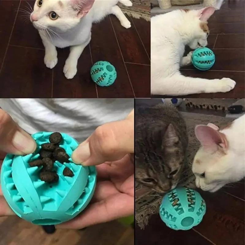 Interactive Dog Treat Puzzle Ball