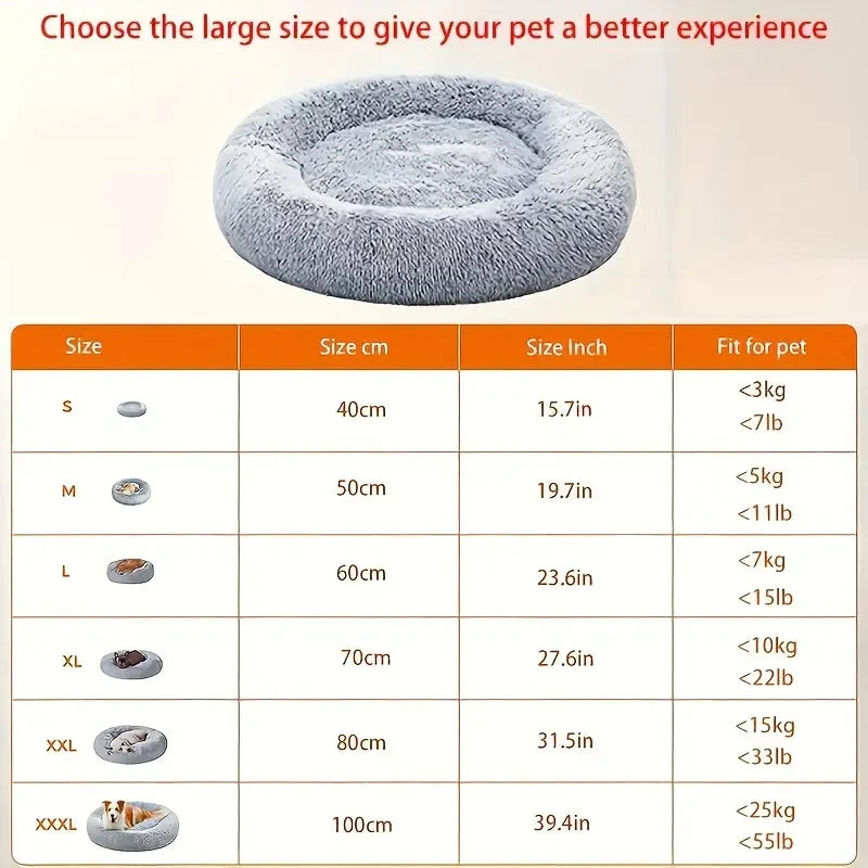 Comfort Long Plush Dog Bed