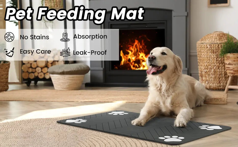 Pet Feeding Mat-Absorbent & Waterproof