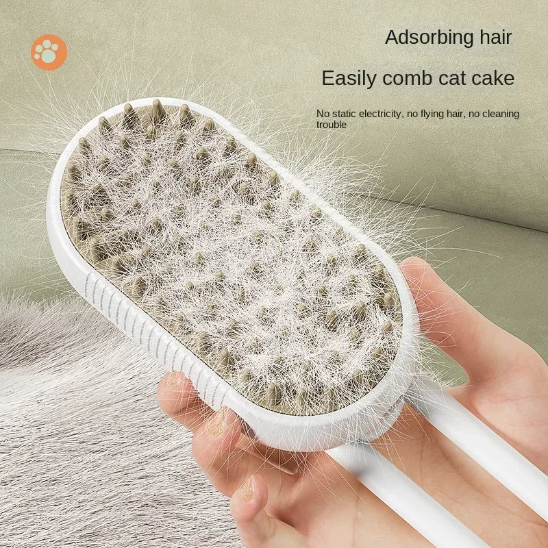 3-in-1 Steamy Electric Hair Spray Brush
