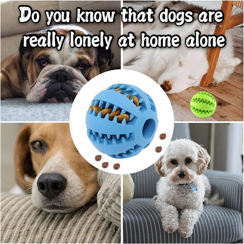 Interactive Dog Treat Puzzle Ball