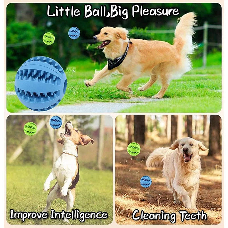 Interactive Dog Treat Puzzle Ball