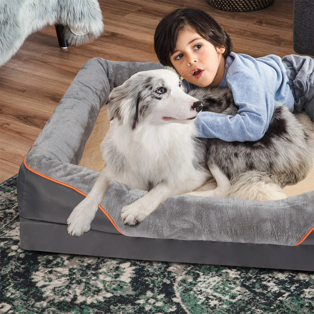 Jumbo Large Orthopedic Dog Bed Sofa