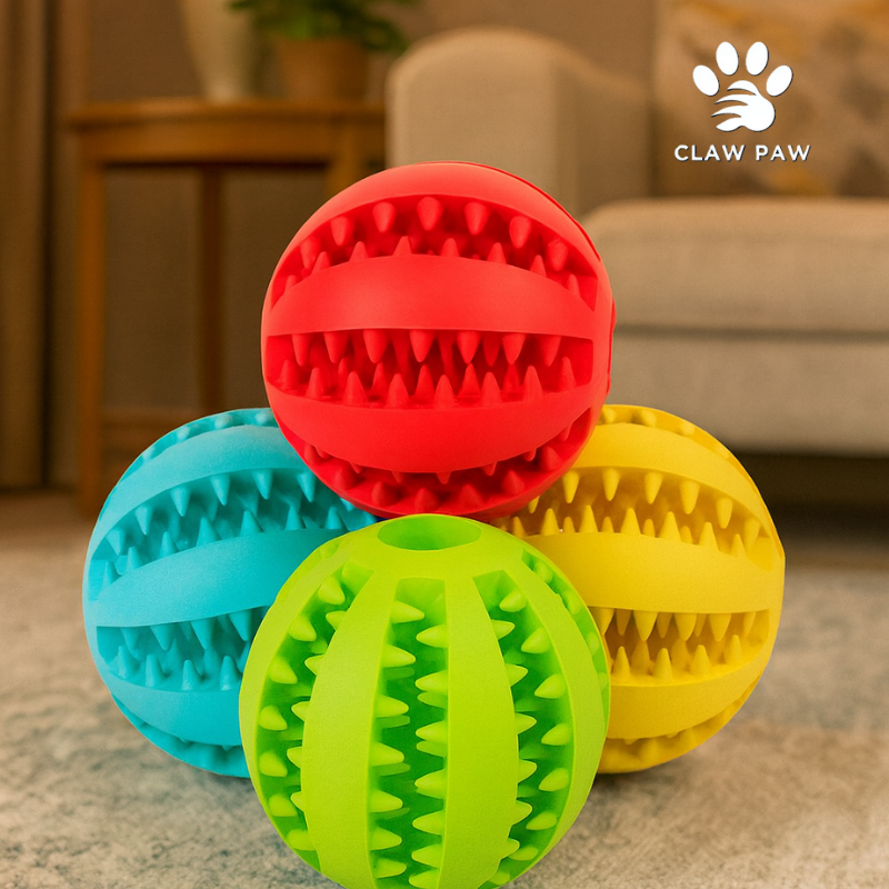 Interactive Dog Treat Puzzle Ball