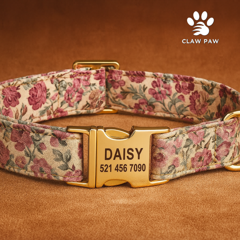 Personalised Nylon Dog Collar