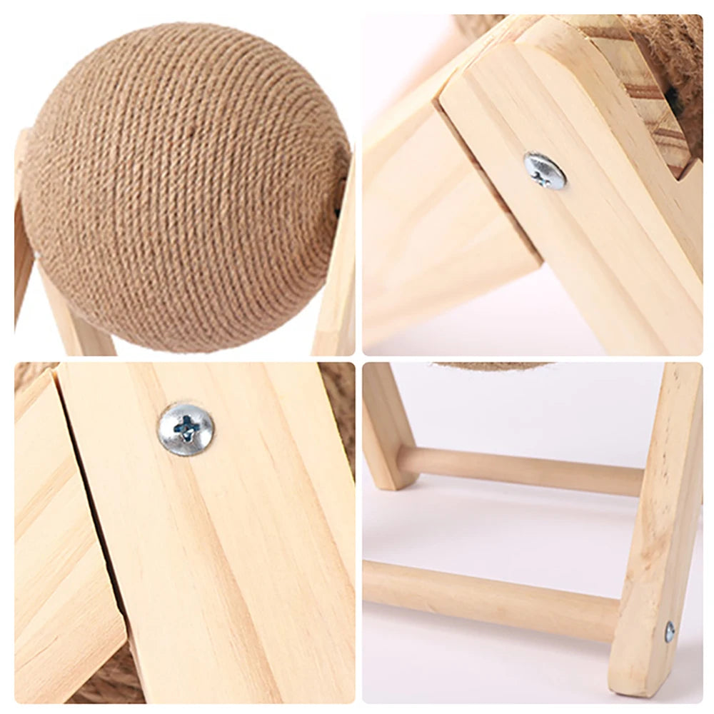 Cat Scratching Ball Toy Sisal Rope