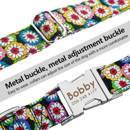 Personalised Nylon Dog Collar