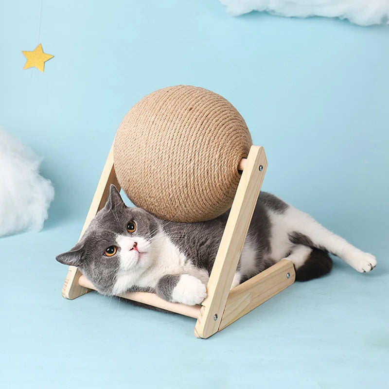 Cat Scratching Ball Toy Sisal Rope