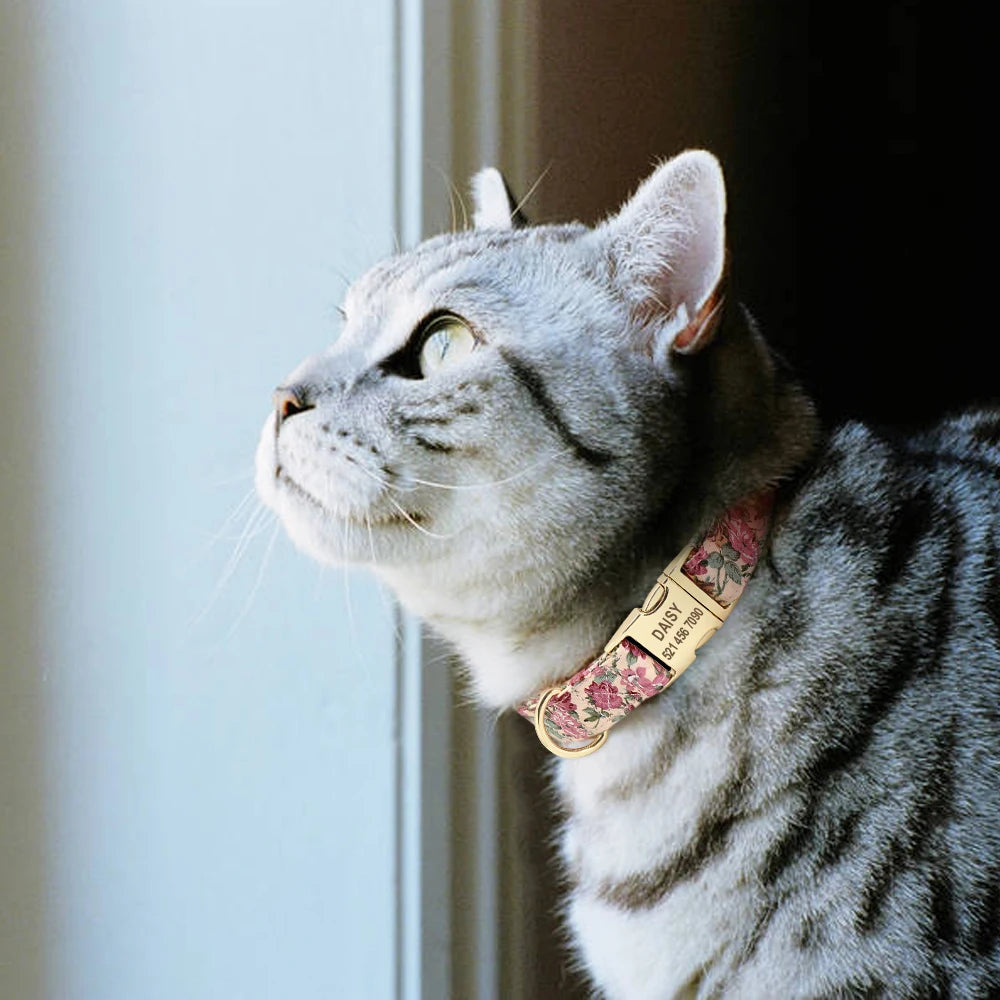 Personalised Nylon Dog Collar