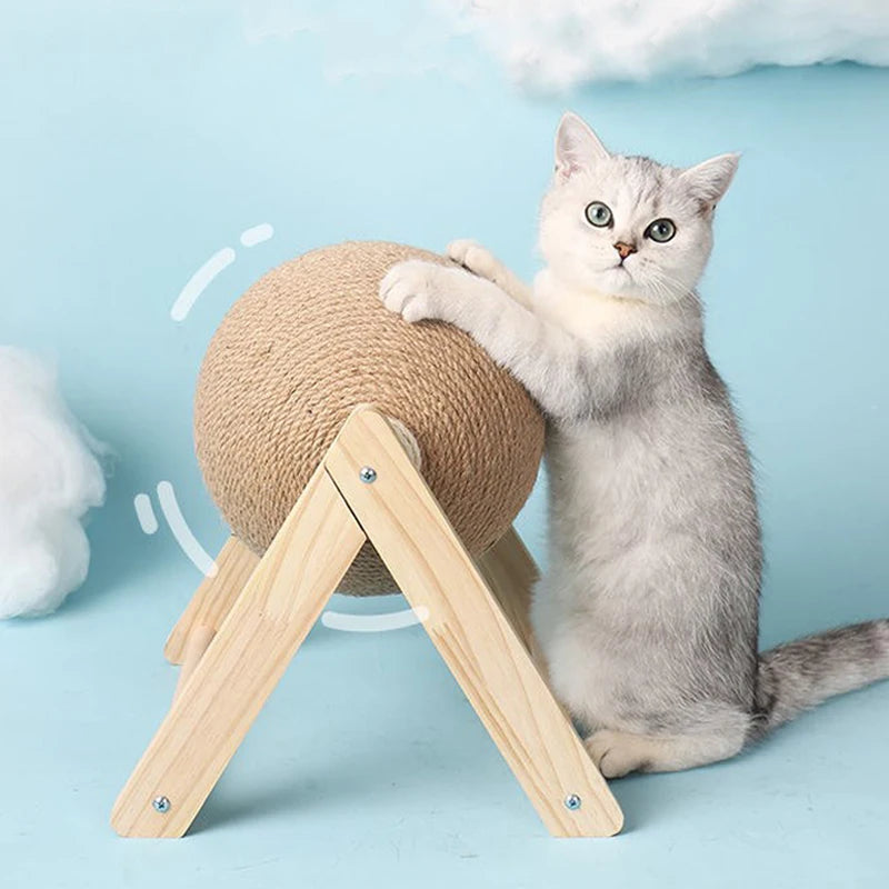 Cat Scratching Ball Toy Sisal Rope