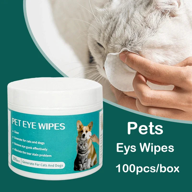 Pet Cleaning Eye Wipes (100pcs)