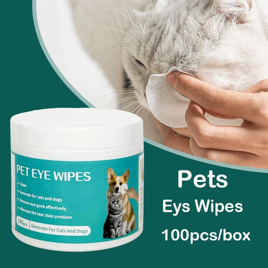 Pet Cleaning Eye Wipes (100pcs)