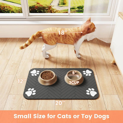 Pet Feeding Mat-Absorbent & Waterproof