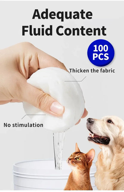 Pet Cleaning Eye Wipes (100pcs)