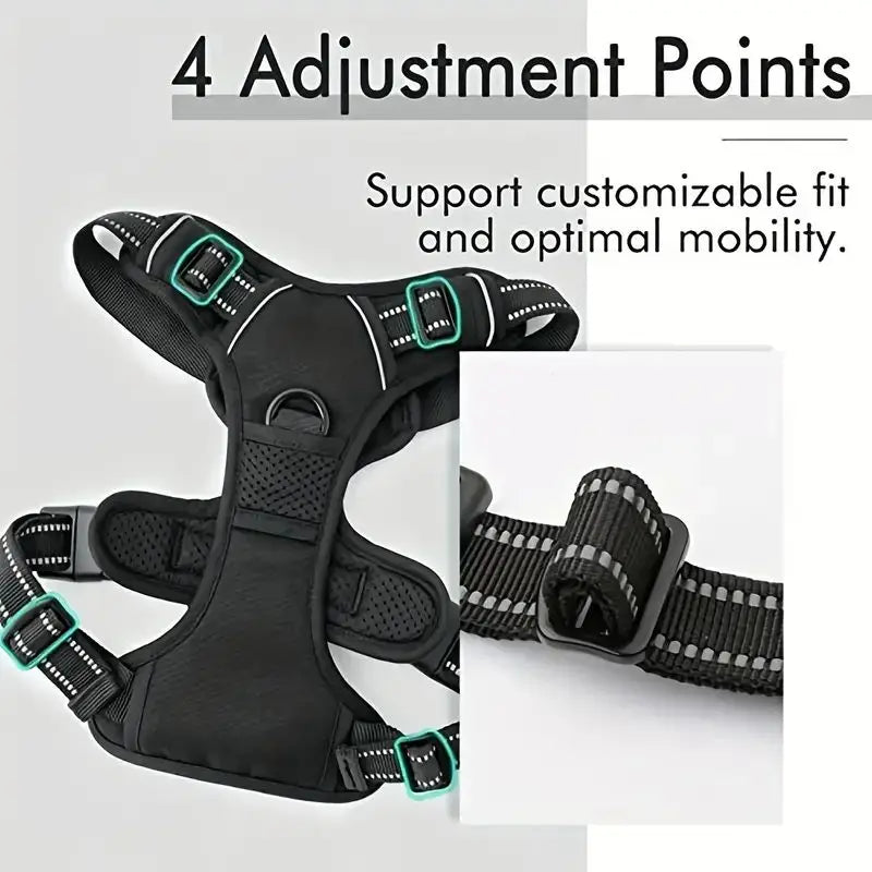 Ultimate Front-Clip Dog Harness with Leash