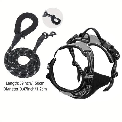 Ultimate Front-Clip Dog Harness with Leash