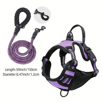 Ultimate Front-Clip Dog Harness with Leash