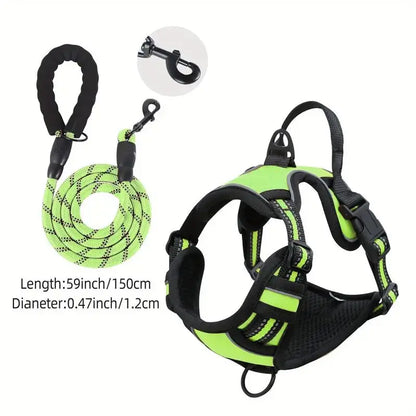 Ultimate Front-Clip Dog Harness with Leash