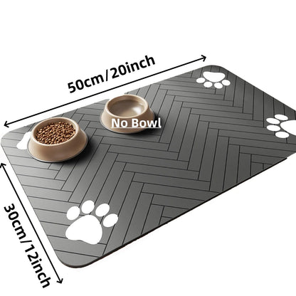 Pet Feeding Mat-Absorbent & Waterproof