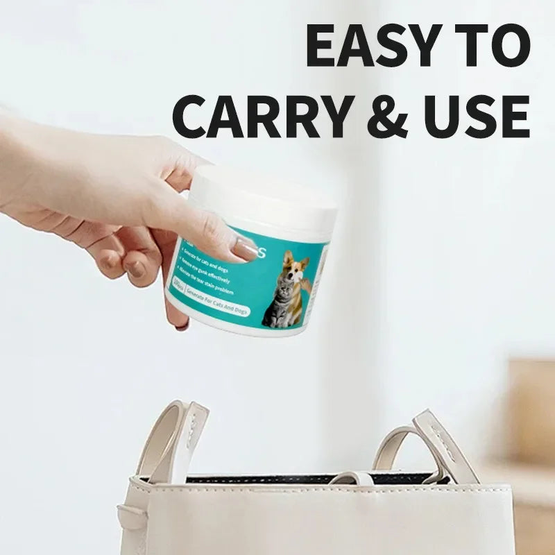 Pet Cleaning Eye Wipes (100pcs)