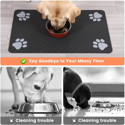 Pet Feeding Mat-Absorbent & Waterproof