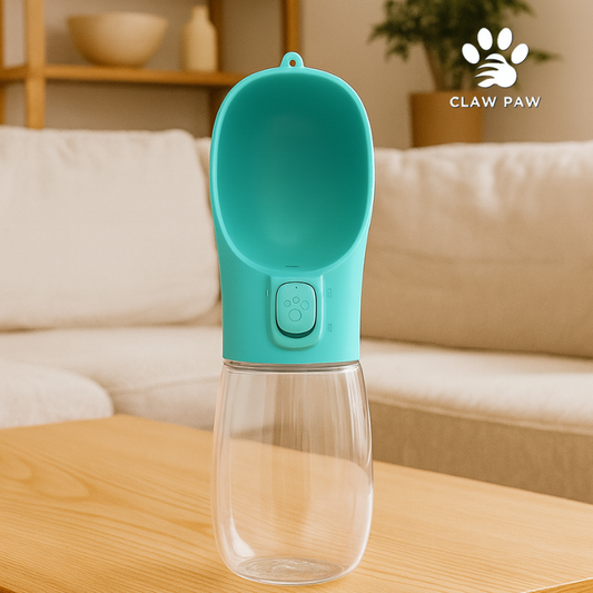 Dog Water Bottle Outdoor Feeder Bowl