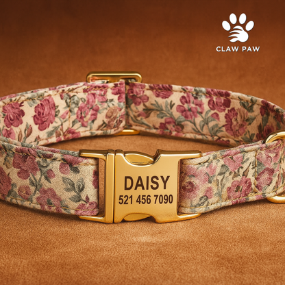 Personalised Nylon Dog Collar